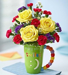 Mugable Sending Big Smiles Davenport Florist - Same Day Flower Delivery - Flower Power 